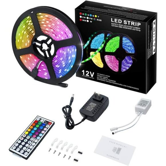 Color Changing 16.4FT RGB LED Light Strip - Picture 2 of 7